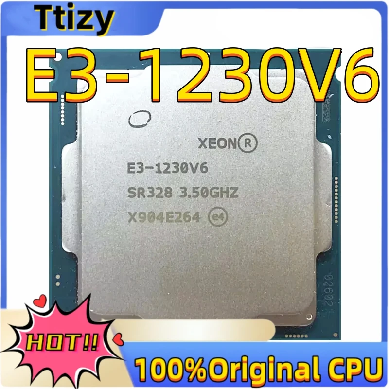 Xeon E3-1230 v6 E3 1230v6 E3 1230 v6 3.5 GHz 80W LGA 1151