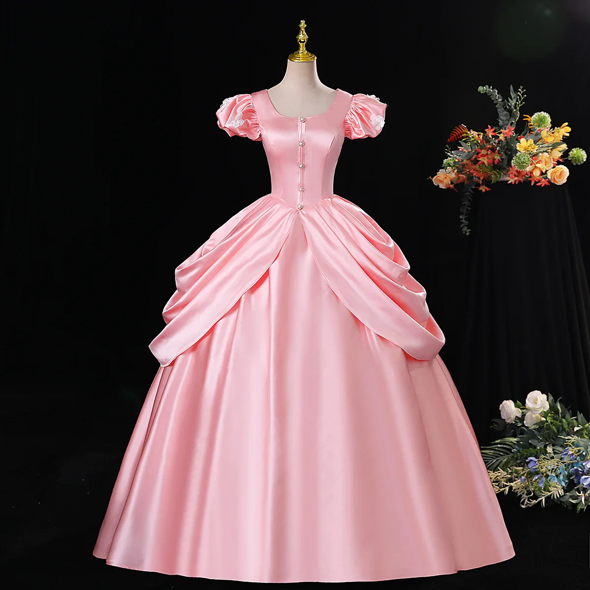신데렐라 동화 드라마 드라마 졸업식 호스트 의상 생일 파티 드레스 여왕 코트 드레스 Vestidos De Graduación