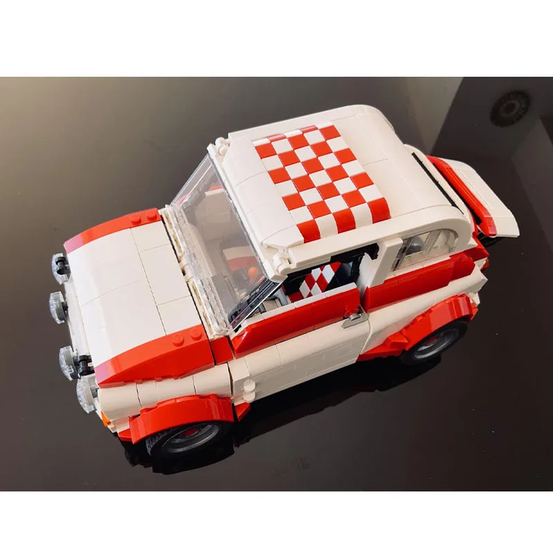 

MOC-94923Classic Iconic Small Sports Car Racing Building Blocks Model1140PartsMOC Creative Boys KidsBirthday Building Blocks Toy