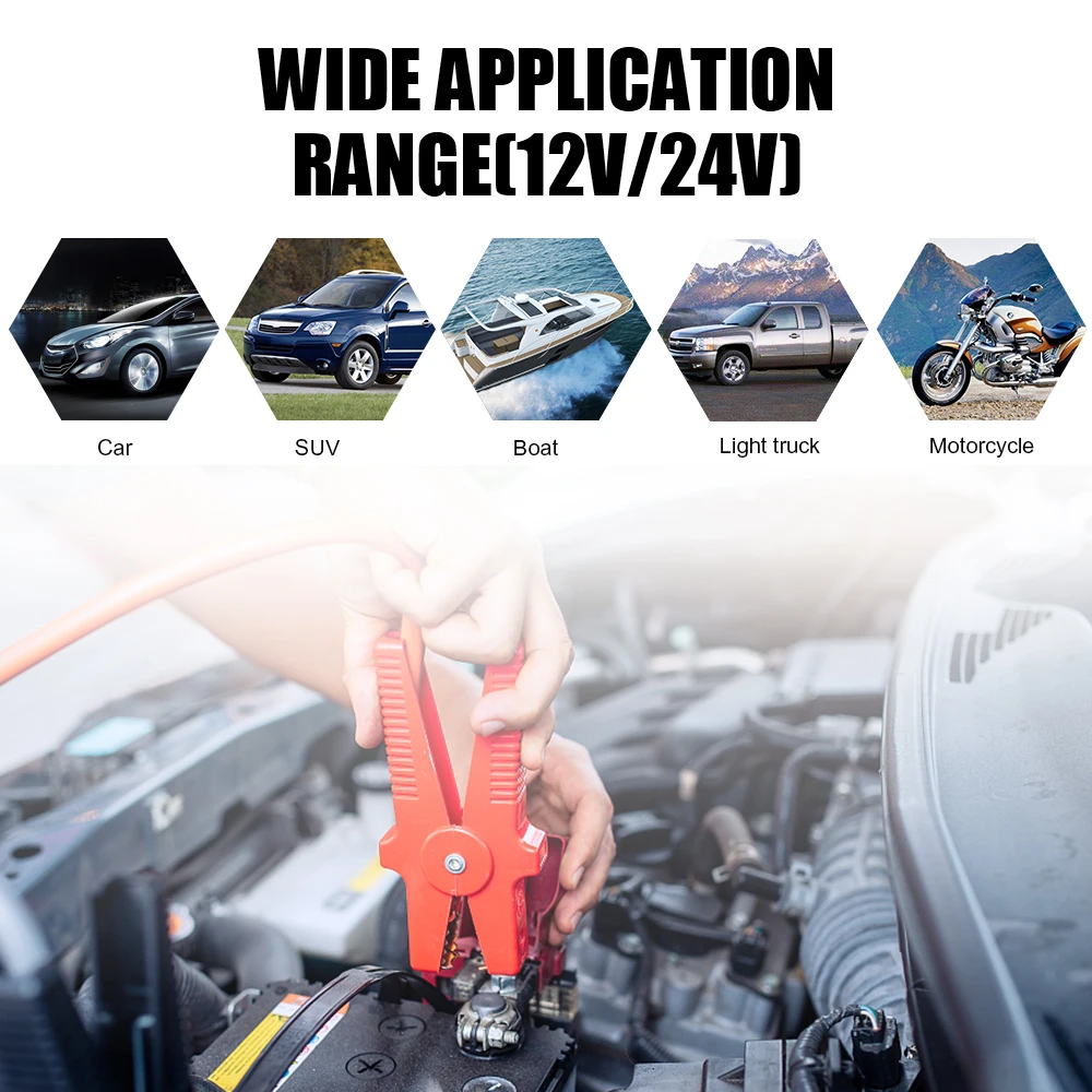 Testeur numérique de batterie de voiture, analyseur de batterie, support, gel, plomb-acide CCA-Outils de diagnostic automatique, outil de démarrage