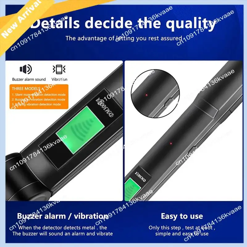 M01K DM3005A Professional Metal LCD Detector Handheld Pinpointer Alarm High Sensitivity Scanner Security Checker Finder Durable