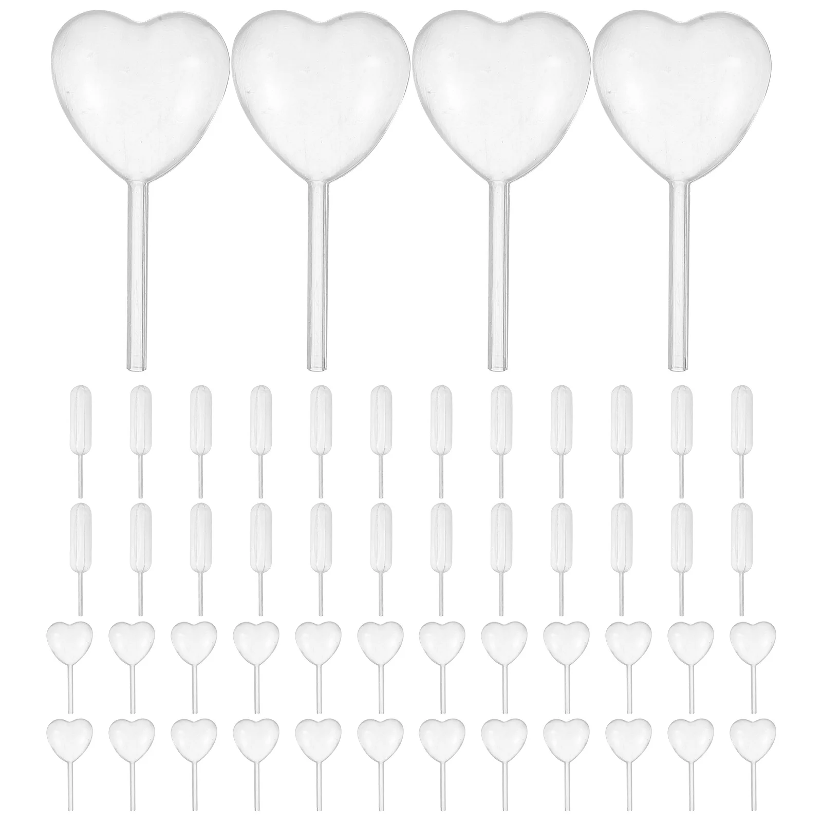 

100 Pcs Liquid Dropper Pipettes Infused Strawberries Tubes Rectangular Shaped Heart Paper Cups Cake Decorating Tools
