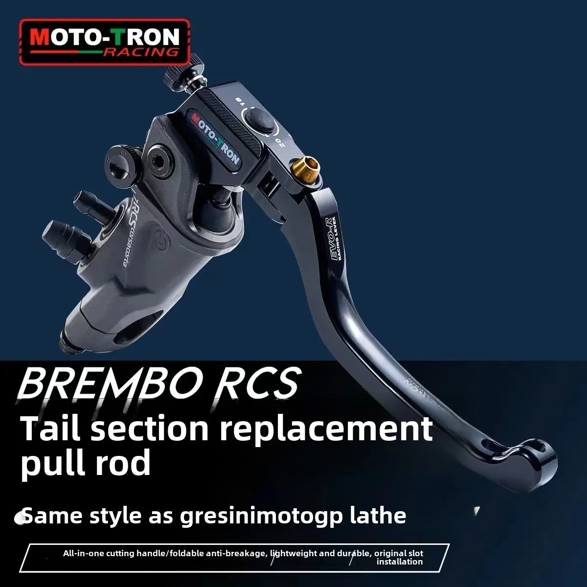 

MOTO TRON New/Old BREMBO15/17/19 RCS EVO-R Brake Handle (Replacement)