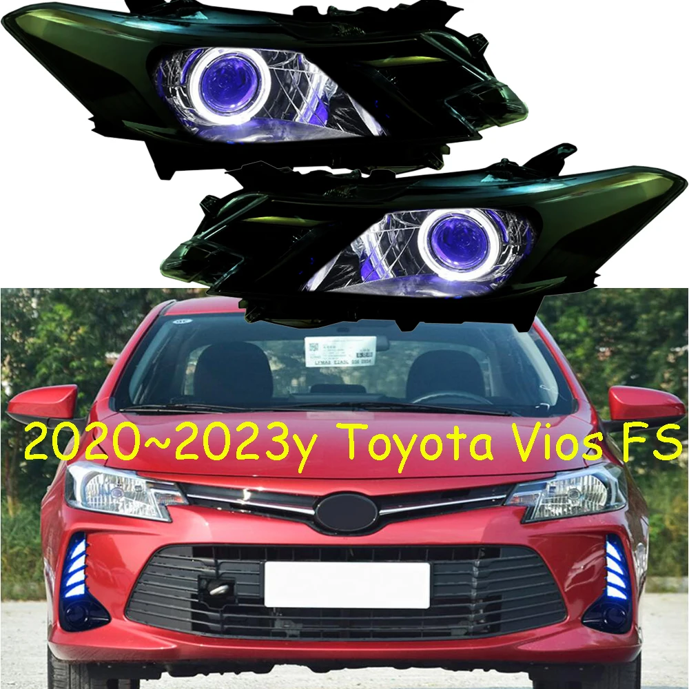 

Автомобильный бампер, фара для Toyota Vios, фара, прожектор, линза, лампа 2020 ~ 2023y, автомобильные аксессуары, фара головного света, противотуманная лампа