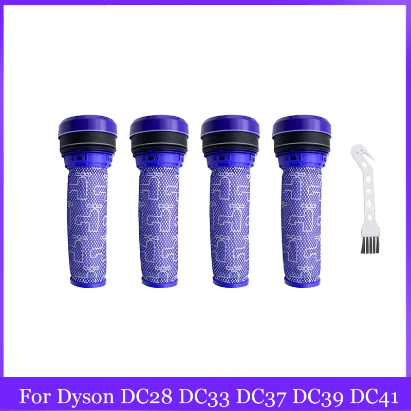 For Dyson DC28 DC33 DC37 DC39 DC41 DC53 Handheld Vacuum Cleaner Parts Hepa Filter Accessories Washable Pre-filter Replacement