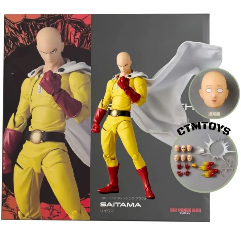 

В наличии Kaiyodo Revoltech Amazing Yamaguchi One Punch Man Сайтама Аниме Фигурки Ко Модель Коллекция Игрушки Подарки Для Детей