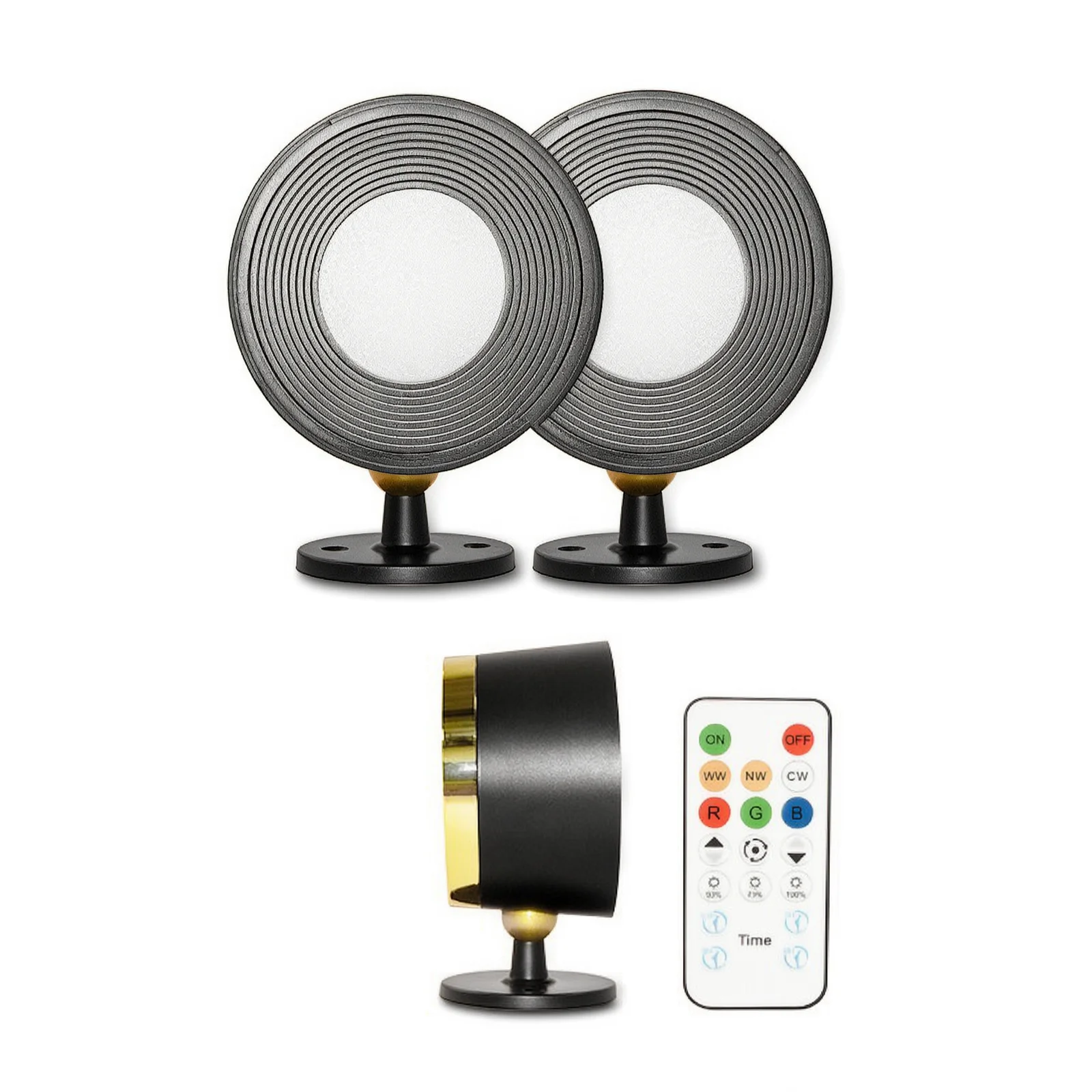 Battery Powered Wall Sconce Wireless Lighting With Adjustable Brightness And Sensor Mode