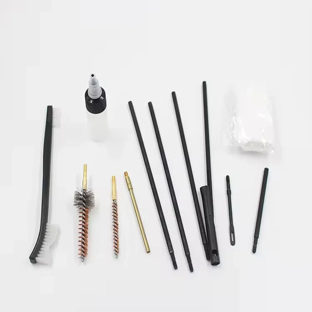 For all M16 and AR15 Variants Hunting Accessory Barrel Cleaning Brush Kit for Rifle Tube Full Set of Gun Cleaning Accessories