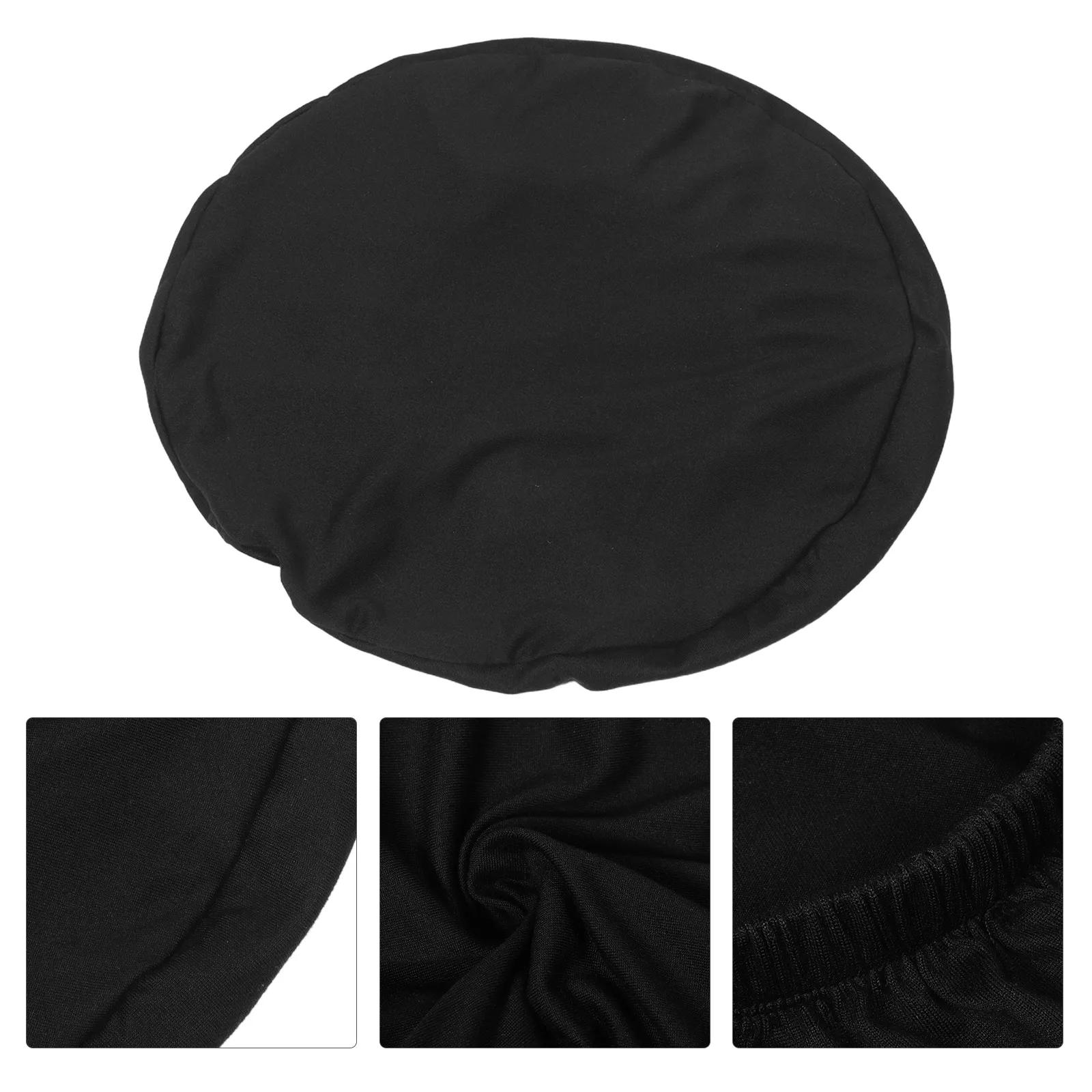 

3 Pcs Elastic Stool Set Covers for Stools Seat Slipcover Counter Chair Polyester Round Bar