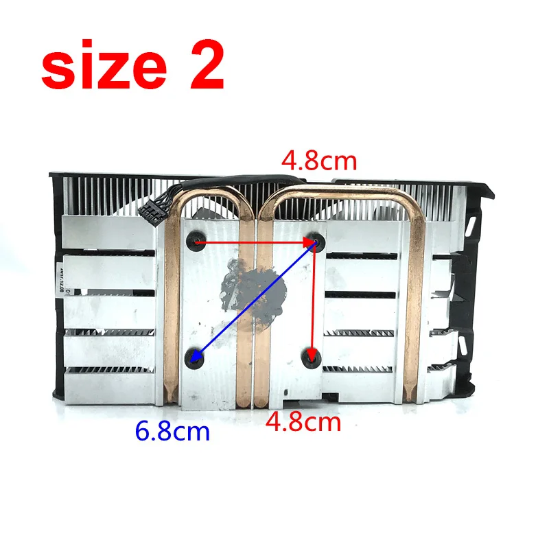 Radiador de placa gráfica GTX1660Ti, Dissipador de placa gráfica, Inno3D, GTX 1660 Ti, TWIN X2, 6G