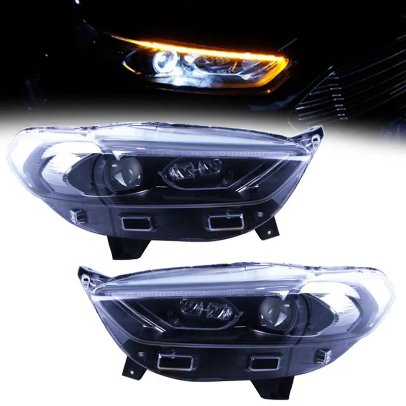 

Headlamp For Ford Fusion Headlight 2013 2014 2015 2016 Mondeo LED Headlight Projector DRL Automotive Accessories