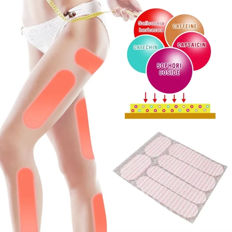 Lower Body Slim Patch 18 Pieces Leg Slim Pad Body Weight Loss Plaster Fat Burning Patches Natural Ingredients Body Slimming