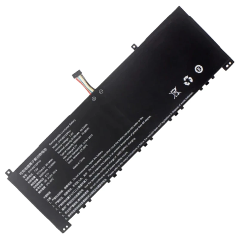 

New GY5482132PHV 7.6V 69.54Wh 9150mAh Laptop Battery 8-pin 8-wire For GY5482132PHV Netbook Tablet PC