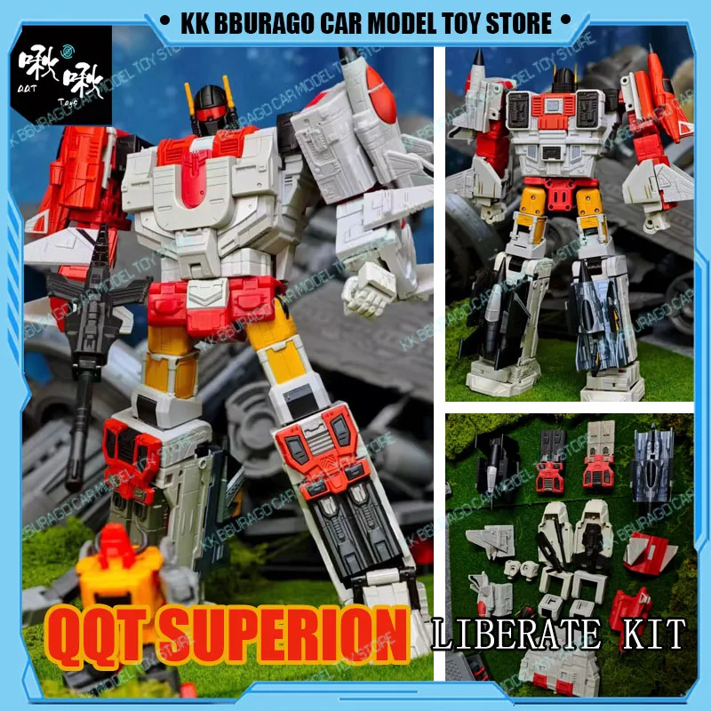 

QQT Toy Transformation Age of The Primes Superion 3D Printing Liberate Package Members Silverbolt Upgrade Kit Accessories-QQT