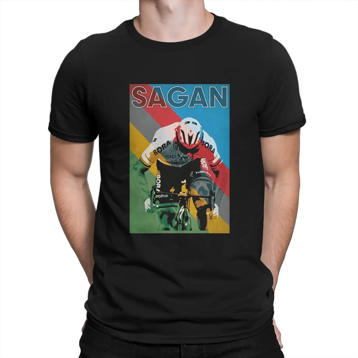 Cycling Art Man's TShirt Peter Sagan Driver O Neck Short Sleeve 100% Cotton T Shirt Funny Top Quality Gift Idea