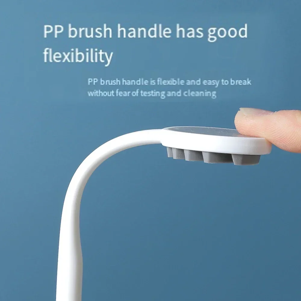 

Tongue Cleaning Brush Soft Silicone Tongue Cleaning Tool Double Side Cleaning Tongue Scraper Oral Mouth Hygiene Care Brush