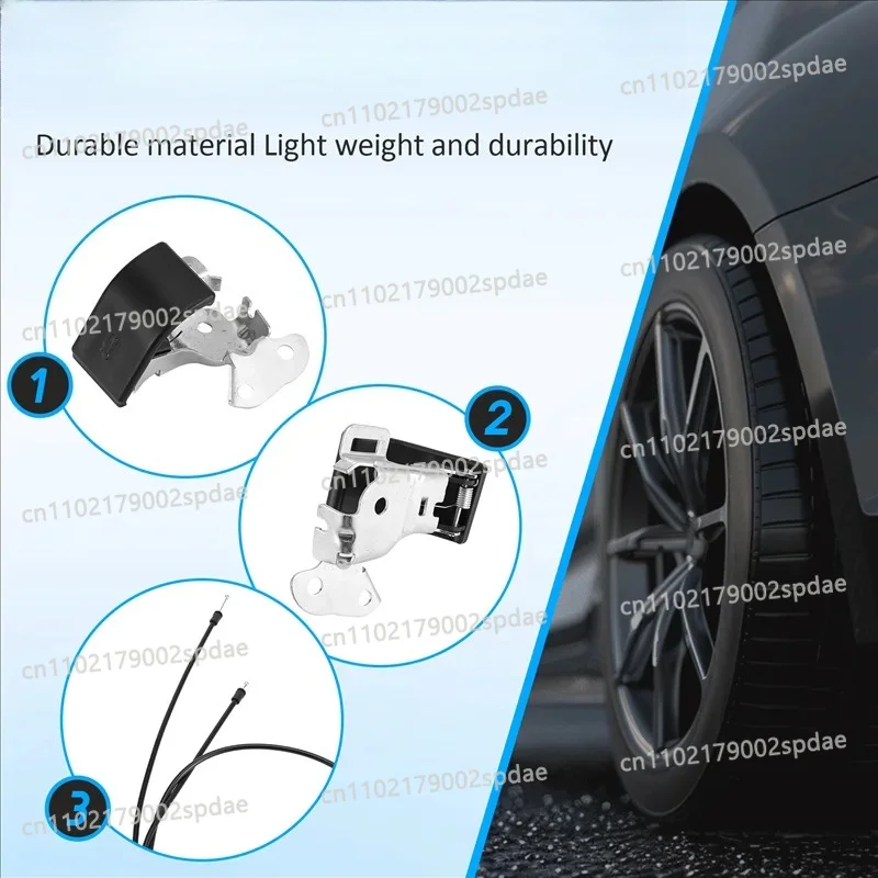 Durable-Car Hood Release Cables And Handle Set For R55 R56 R57 R58 R59 2007-2015