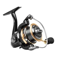 Ashconfish High Quality Fishing Reel Metallic CNC Spool 12KG Max Drag 12BB 1000H-5000H Left/Right Handle Spinning Fishing Reel