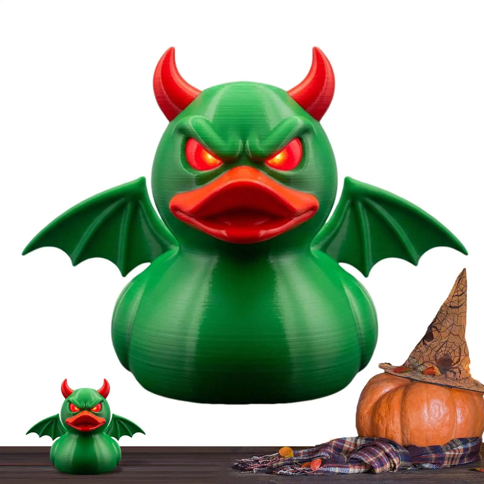 

Декор утки, 3D печать, мини-статуэтки утки, ужасы, готическая настольная игрушка, скульптура, украшения для Хэллоуина, сада, рабочего стола