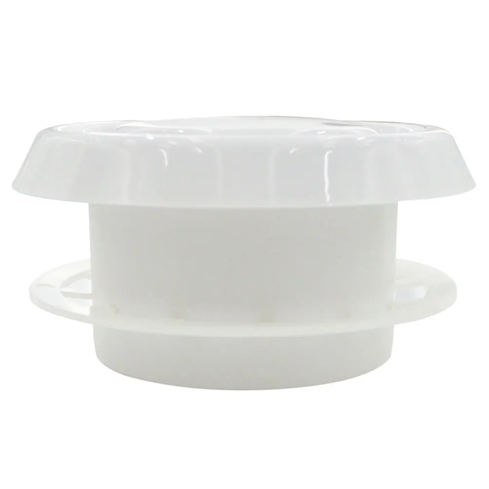 Cubierta de conducto de ventilación de aire de techo redondo ajustable, difusor de techo de pantalla de malla de Panel extraíble ABS duradero para escape de conducto en línea