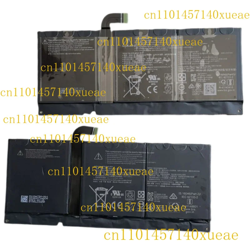 

DYNC01 96BTA015H 96BTA016H Аккумулятор для ноутбука 11,38 В 50,20 Втч 4414 мАч для Microsoft Surface Pro 8 1982 1983 i5-1135G7