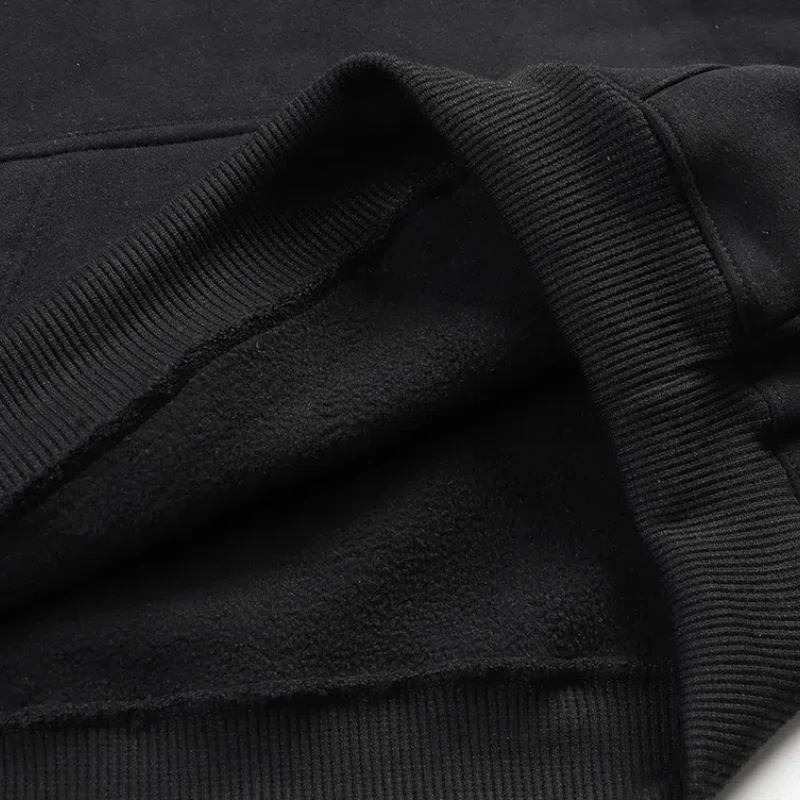 Nueva sudadera con capucha estampada con patrón de Anime para hombre, Sudadera con capucha de manga larga con cordón de Color sólido, Sudadera con capucha informal con bolsillo a la moda