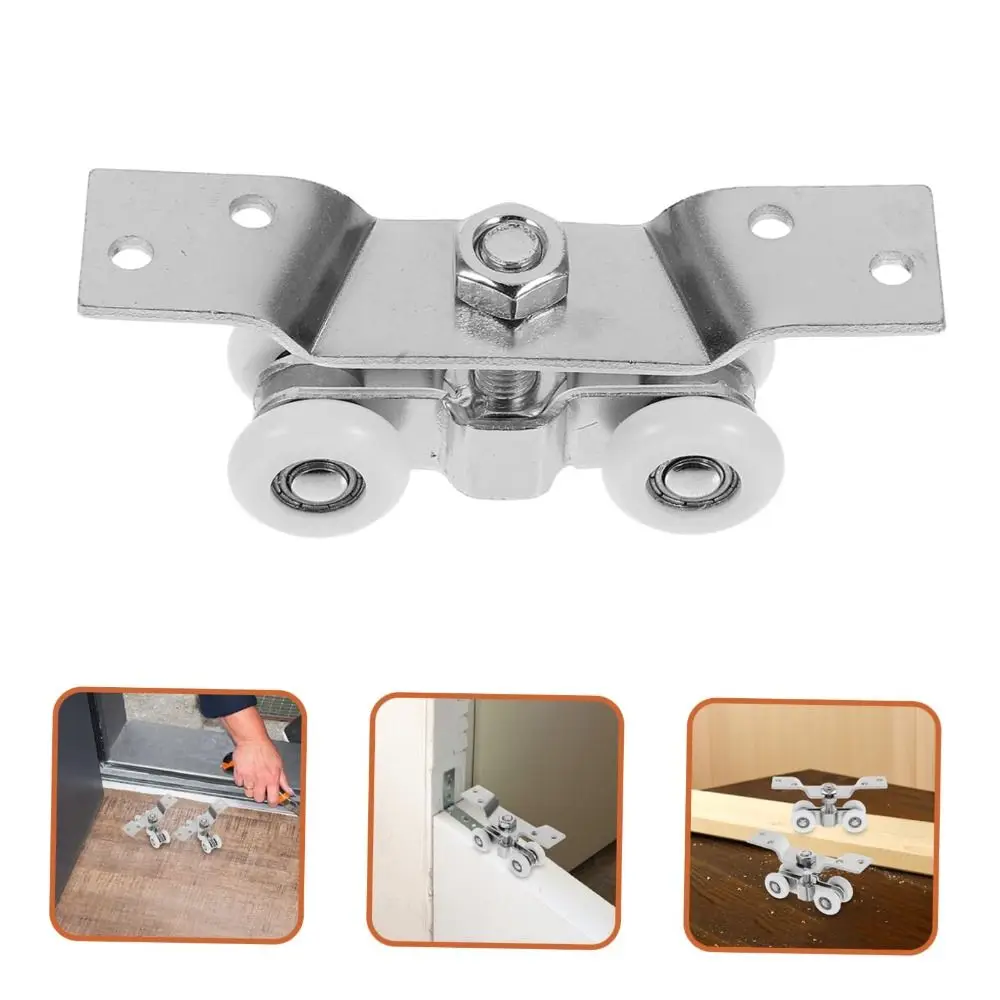 Stainless Steel Sliding Door Hanging Wheel Silent Roller High Load-Bearing Hanging Rail Wheels Weatherproof Smooth Roller