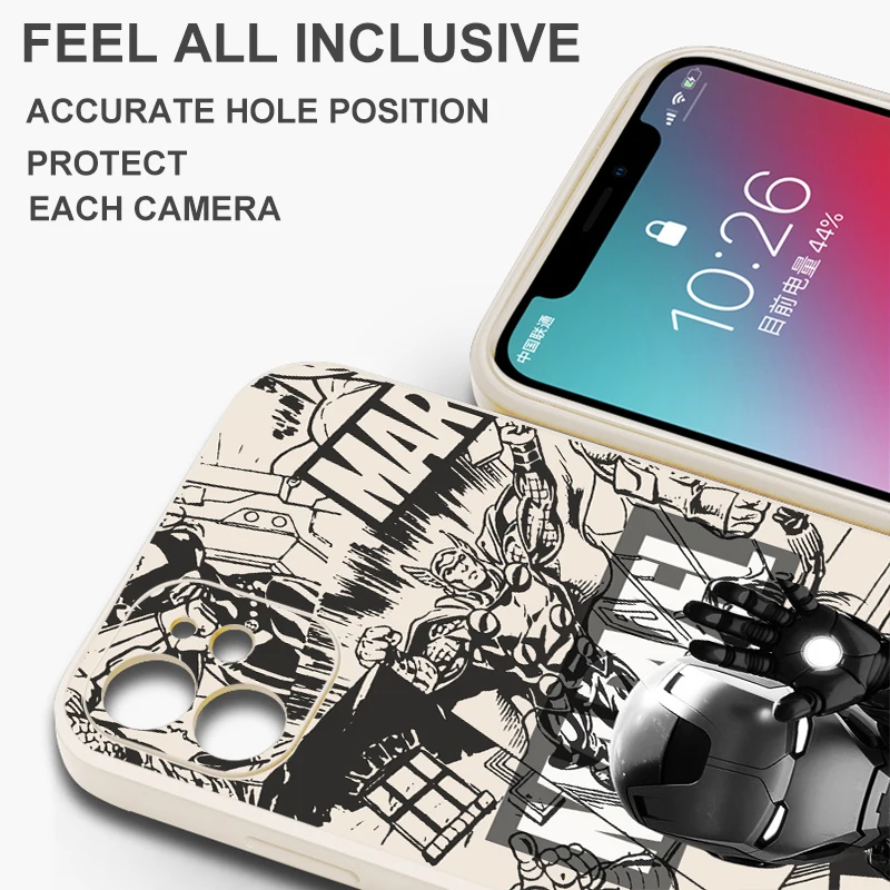 Marvel Iron Man Thanos For VIVO Y91 Y85 Y83 Y79 Y77 Y76S Y75 Y73 Y73S Y72 Y70S Y67 Y66 Y35 Y53 Y55S Phone Case Funda Coque