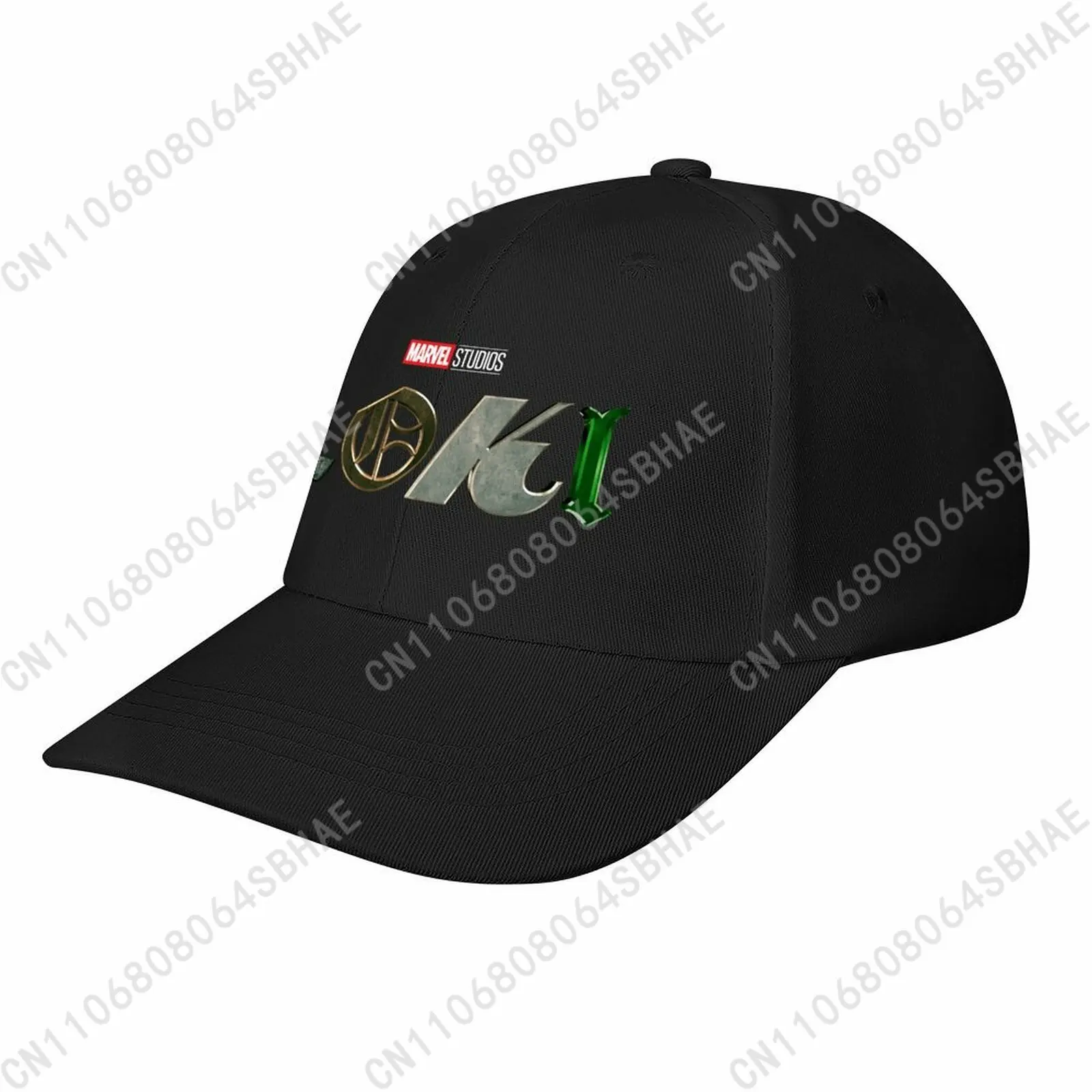 

Marvel Loki Baseball Cap Men Women Curved Brim Washed Rubber Print Adjustable Daily Wear Cap Custom Casual Gift Cosplay