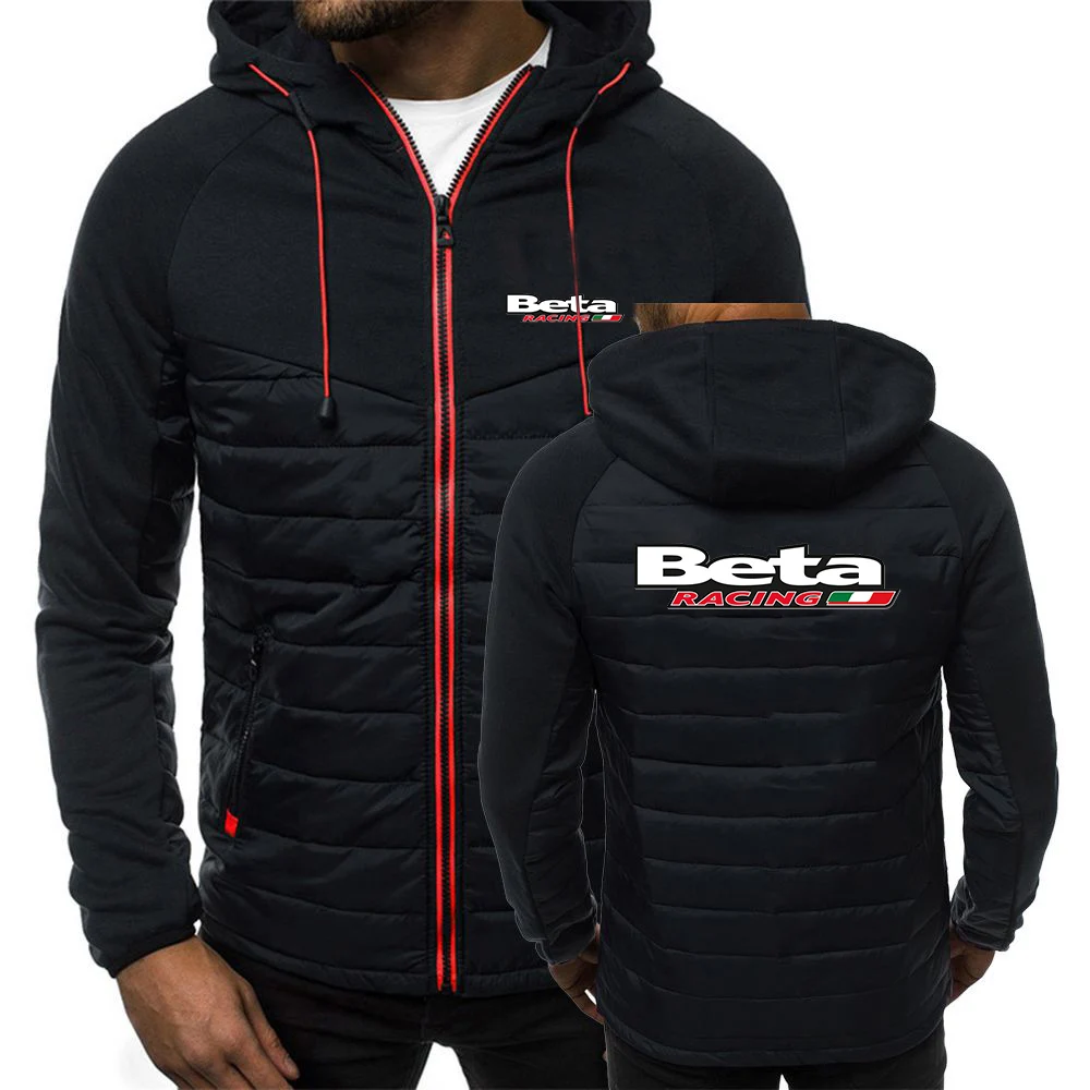 

Beta Racing Motocross 2023 Men's New Jacket Windbreak Coat Spring Autumn Long leeve Hooded Jackets Casual Patchwork Zip Coats T