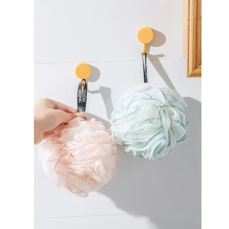 Luxury Large Bath Sponge Set, Soft Durable Mesh Shower Ball with Hanging Rope, Ideal for Gentle Exfoliation and Rich Foam