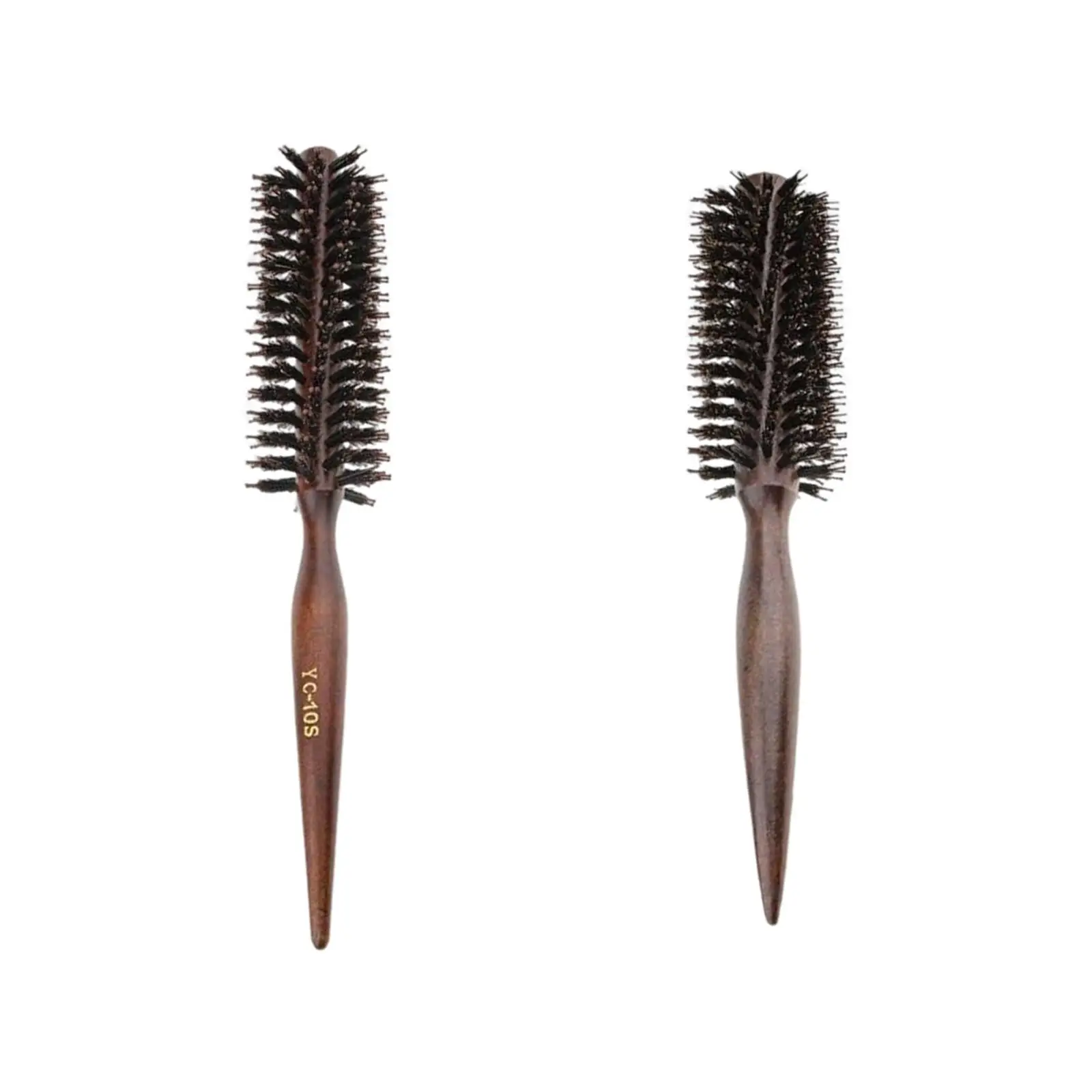 

Barrel Hair Comb Natural Wood Round Brush for Professional Hairstyle Blow Drying and Curling at Salon