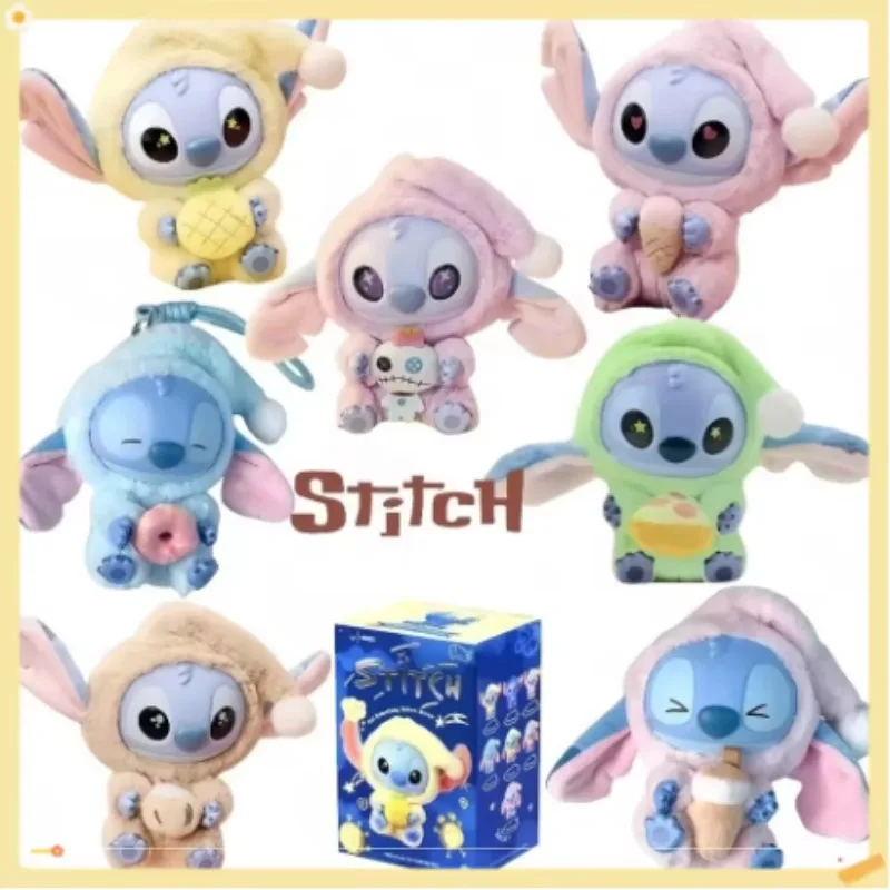 

Виниловая глухая коробка Disney Stitch Eat sometime перед сном, милые плюшевые кулоны, куклы, настольные загадочные игрушки, коллекционные подарки на день рождения