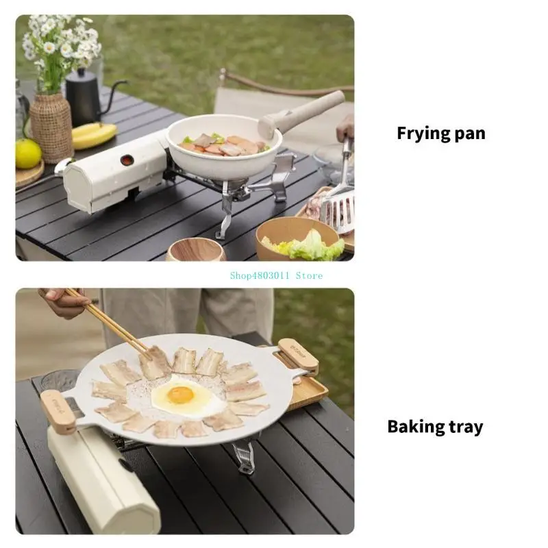 

T3LD Durability Camping Gas Burners Travel Friendly Stove Outdoor Camp Stove