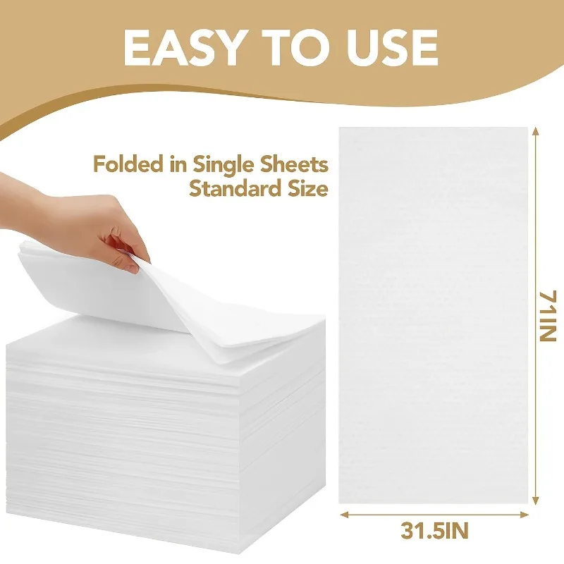 100pcs Disposable Massage Table Sheets Non-Woven Fabric Bed Covers for Ultimate Hygiene And Comfort In Massage, Tattoo, And Spa view 4