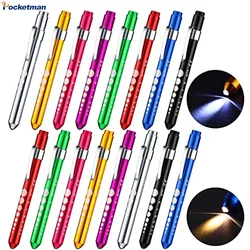 Led penlight mini lanterna bolso luz de emergência lanternas médicas pequena tocha para iluminação enfermeiras médico verificação