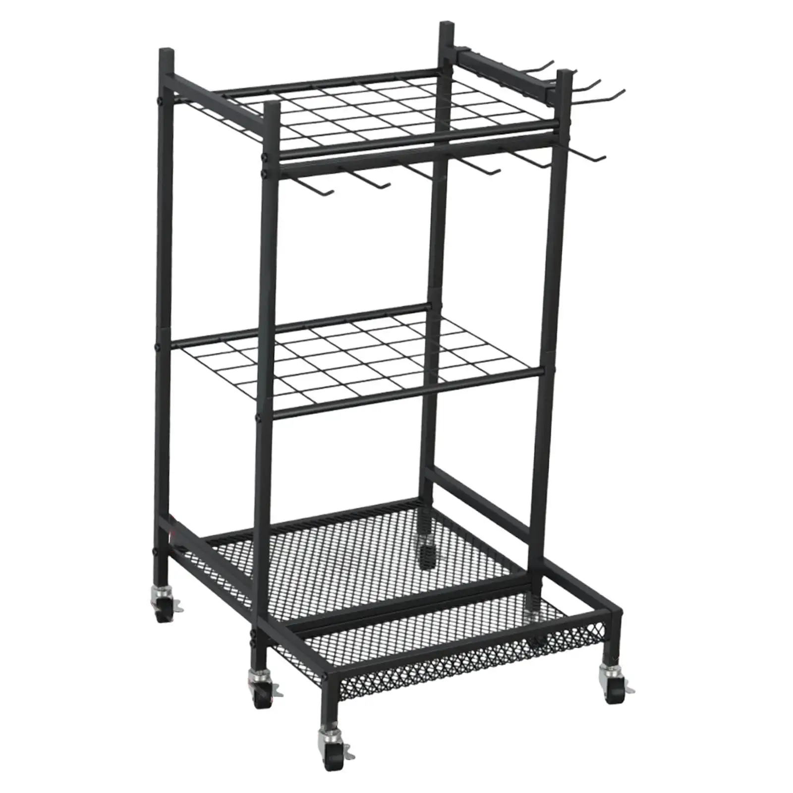 Garden Tool Organizer Yard Rack with Wheels Multipurpose 3 Tier Garage Tools Organizer for for Cleaning Supplies Garden Tool Organizer Yard Rack with Wheels Multipurpose 3 Tier Garage Tools Organizer for for Cleaning Supplies