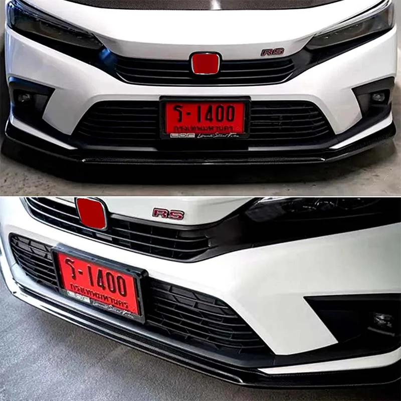 

For Tenth Generation Honda Civic Front Bumper Lip Splitter Spoiler High Quality ABS Material NK Style Style Front Lip