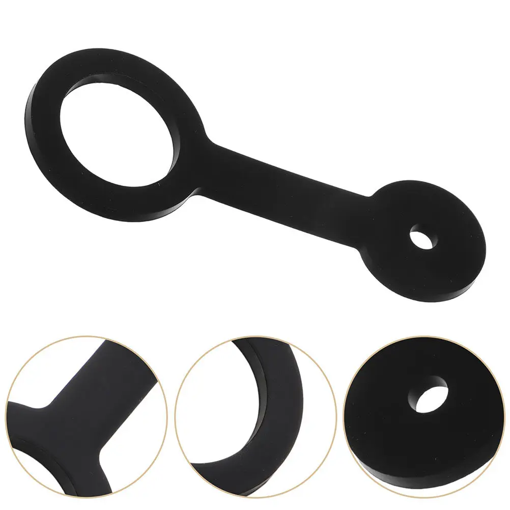 2Pcs Heat Resistant Silicone Rv Shower Door Travel Latch Strap Easy Install Versatile Securing Bathroom Doors Camping