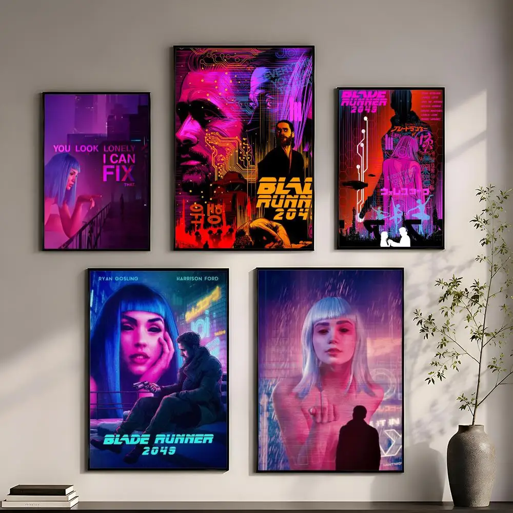 B-Blade R-Runner 2049 Poster Perfect Sticker Self Adhesive for Office Home Theater Wall Art Decor Fancy Gift