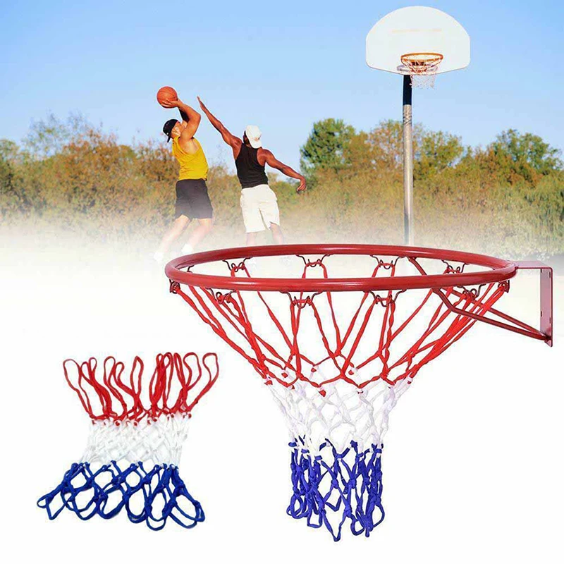 Sports&Outdoors Standard Basketball Net Nylon Hoop Goal Standard Rim For basketball stands