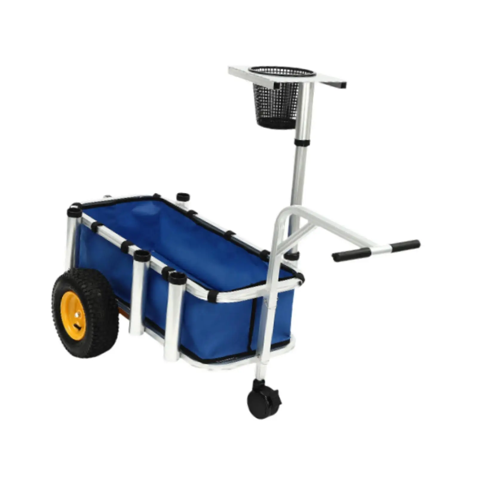 Beach Fishing Cart with Handle Multipurpose Portable Marine Cart for Camping Moving Beach Tourists Courtyard Fish Enthusiasts