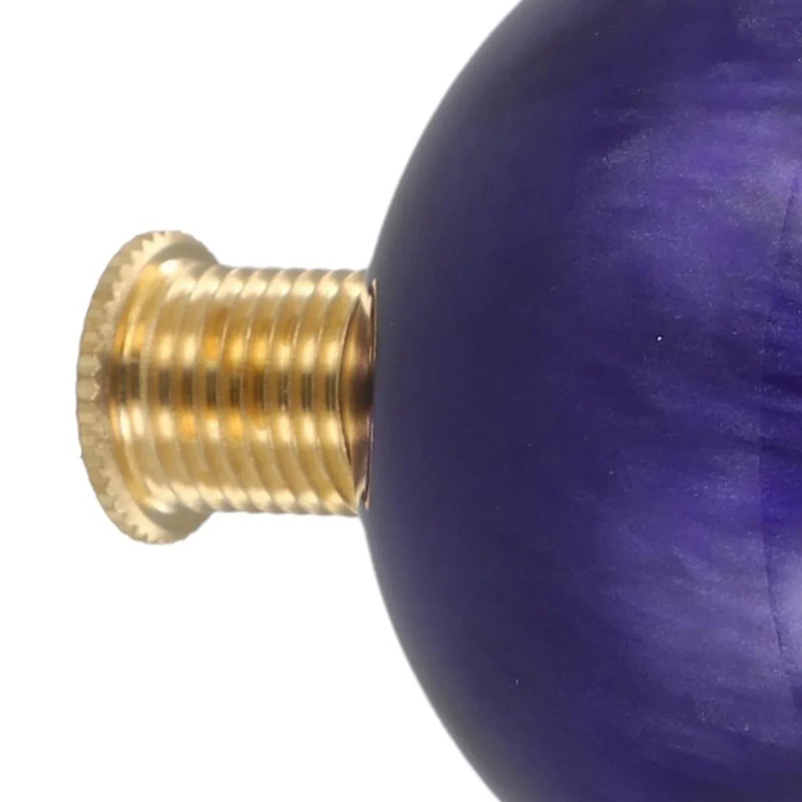 Lever Shifter Shift Knob With 3x Adapters Purple 1 Pc 54mm All-metal Threads Billiard-Ball Manual 5 Speed 1 Pack