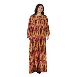 abaya Traditional Dress Plus size Moroccan cotton kaftan beach home dashiki Short Sleeve Cover up African Dresses For Women