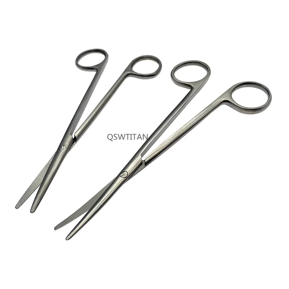 Blunt scissors Operating Nasal Department scissors 1 pc Stainless steel Veterinary Surgical Instruments