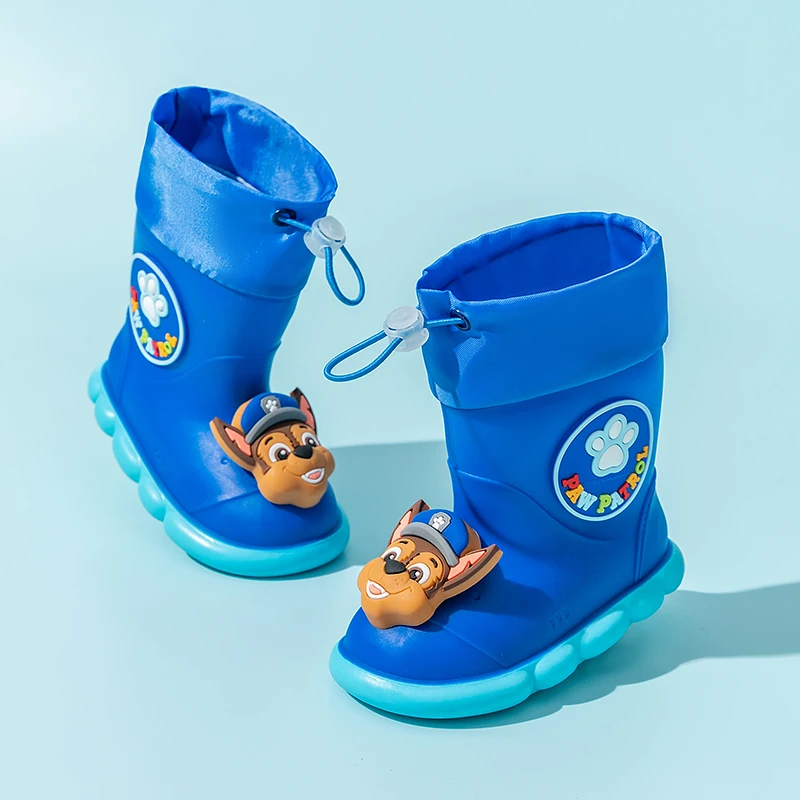 PAW PATROL Girls Boys Baby Kids Non-Slip Cute Comfy Outdoor Lightweight Stereoscopic Summer Cartoon Scuff Breathable Rain Boots