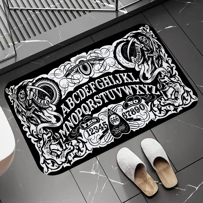 Ouija Home Carpet Bedroom Decoration Creating A Special Atmosphere Rug Polyester Anti Slip Doormat Fashionable and Beautiful