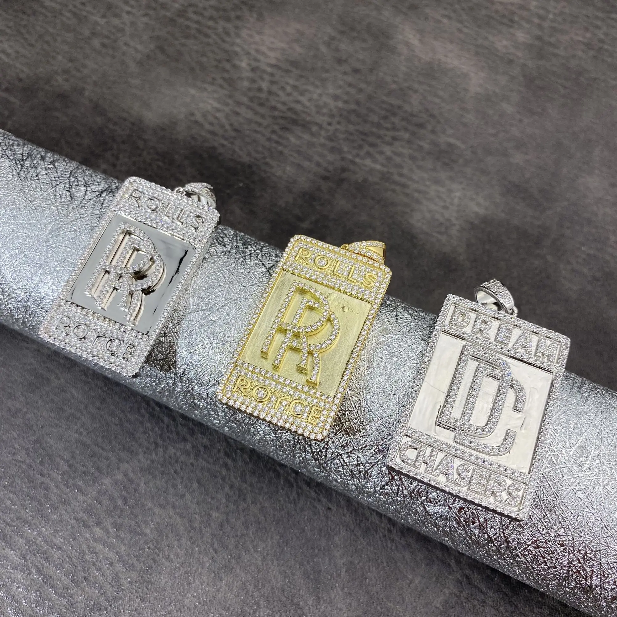 Wholesale High Quality Hip Hop Icedout Dream Chasers Tags Charm Pendant Jewelry