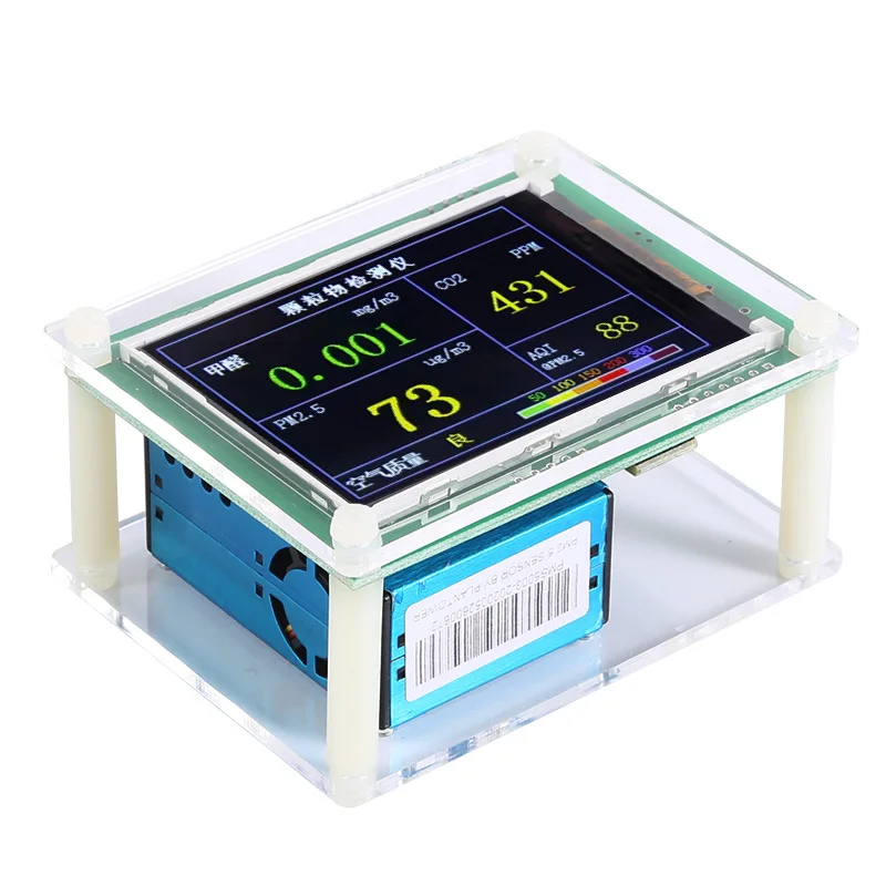 Detector de humo de aire interior, Pm2.5, vid trepadora, materia de partículas, Dat, formaldehído, Co2, Sensor de dióxido de carbono