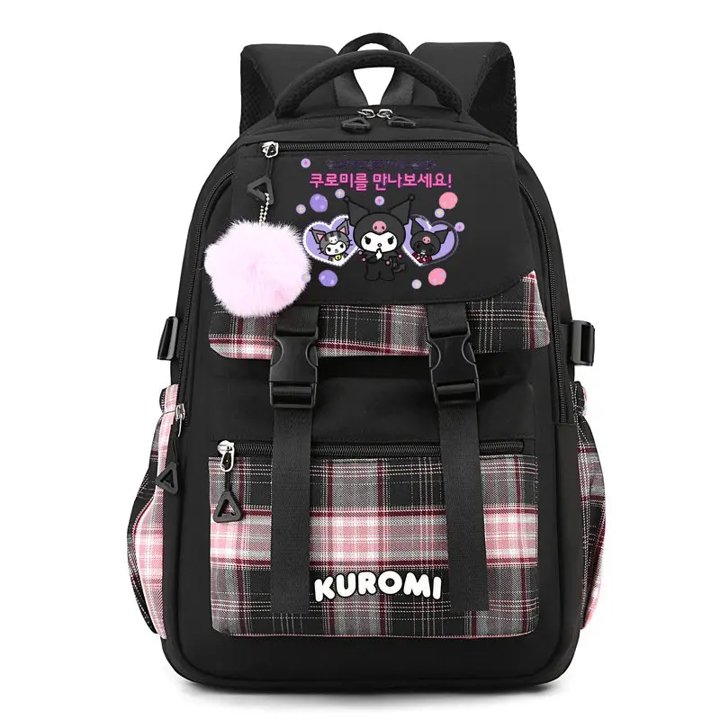 Kawaii Kuromi Backpack for Women Anime Printed Bookbag Bag Student Teenager girl boy Children Knapsack Schoolbag Rucksack